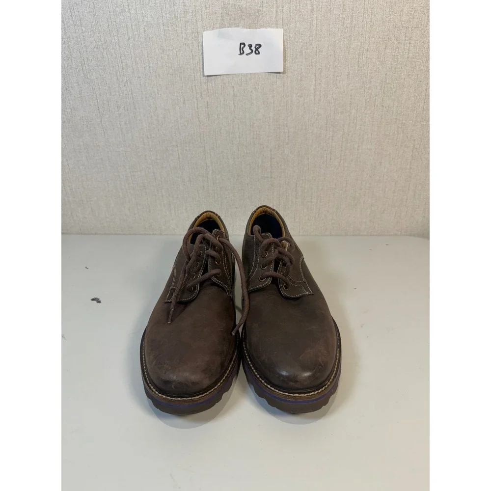 Nunn Bush Otto Plain Toe Oxford, Brown, Men's 10 Wide